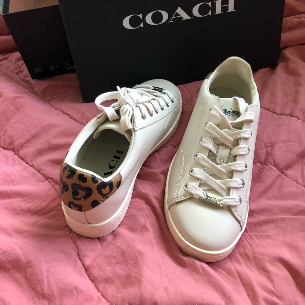 Coach sneaker with animal print detail - Picture 3 of 8